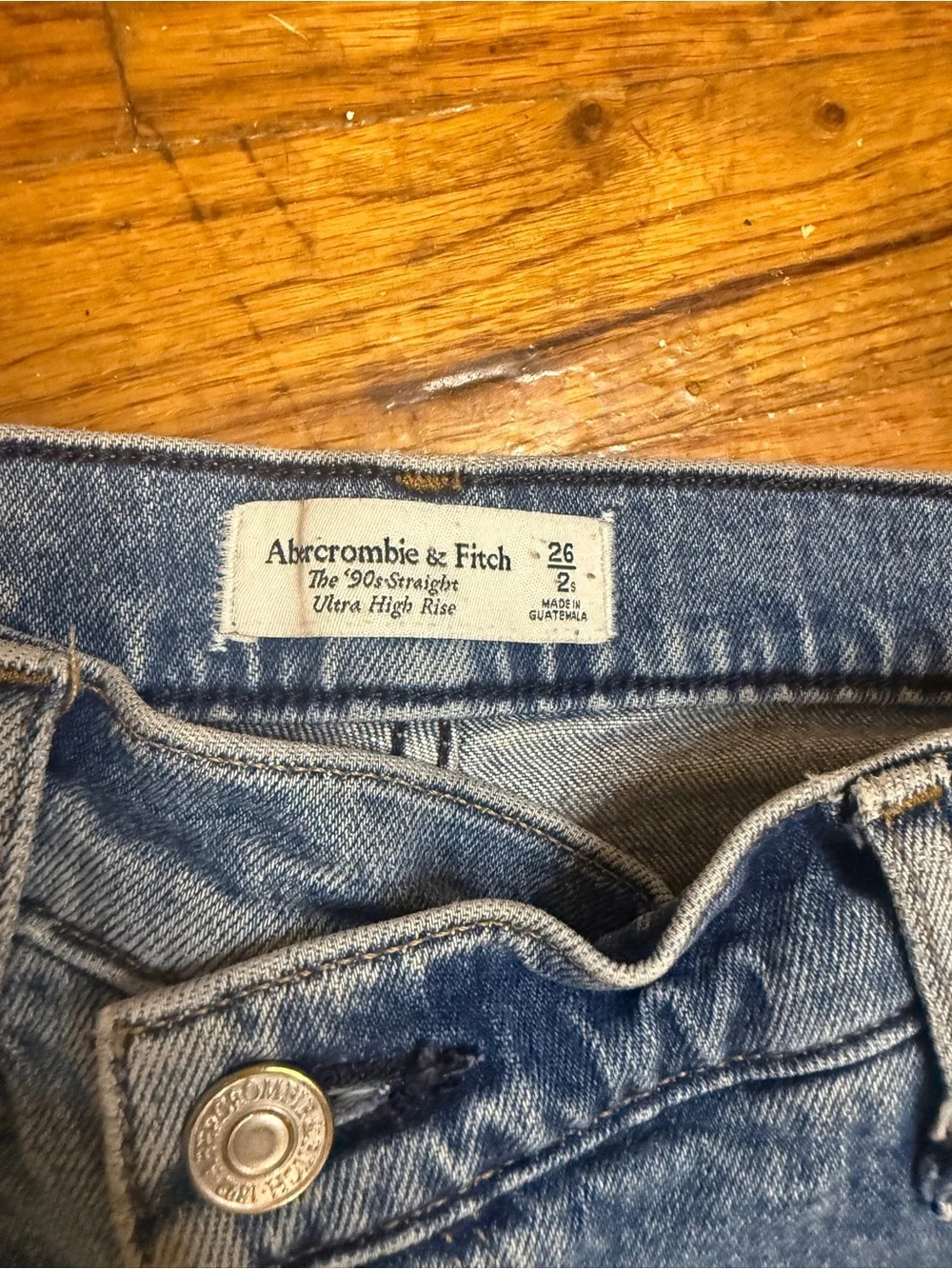Abercrombie & Fitch Light Blue Women's Jeans - Picture 3 of 5
